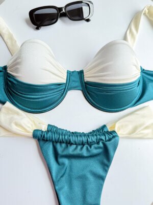 Vestido de Baño Nacar - Turquesa