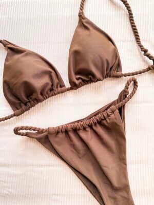 marron_trenzado Bikini Terra - Marron