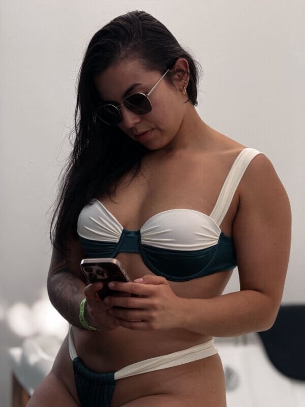 Vestido de Baño Nacar - Turquesa